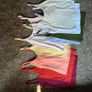 Lot bundle set of nine tank tops